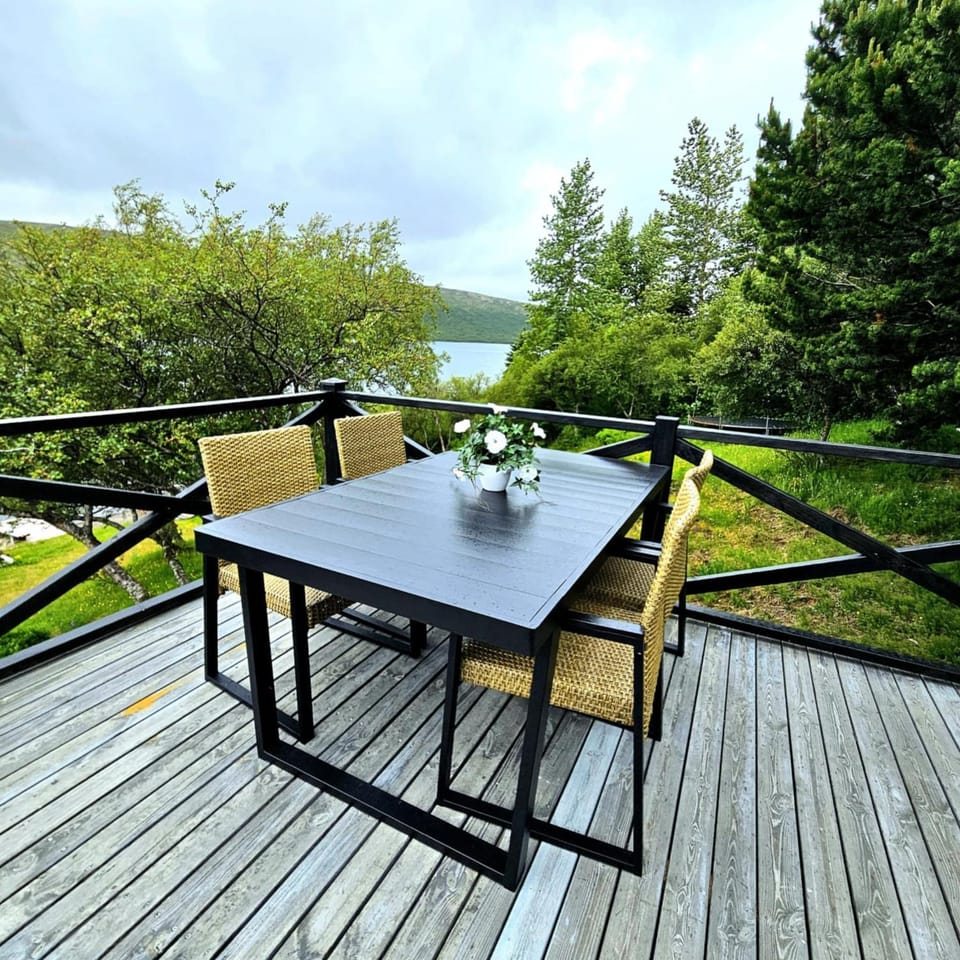 Spring, Natural landscape, Balcony/Terrace, Dining area, Lake view