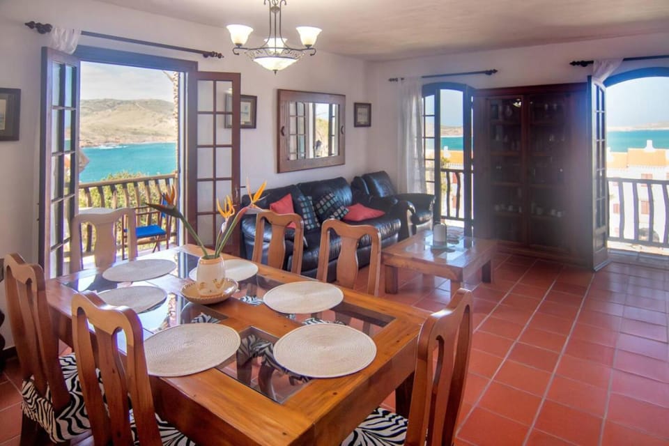 Living room, Seating area, Dining area, Sea view