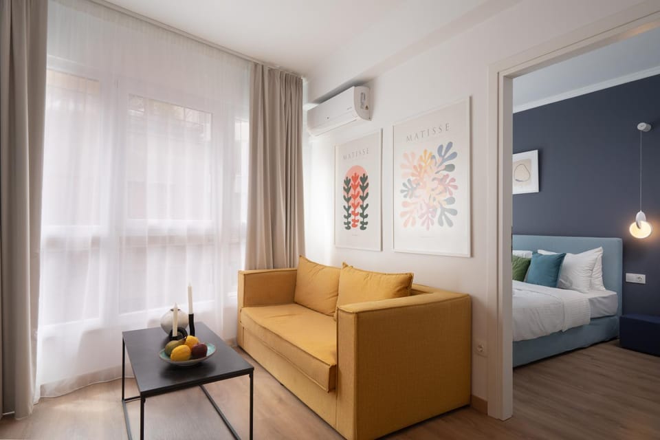 Living room, Bedroom