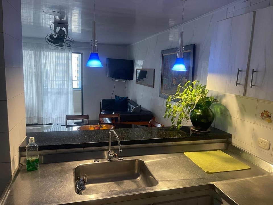 Living room, kitchen