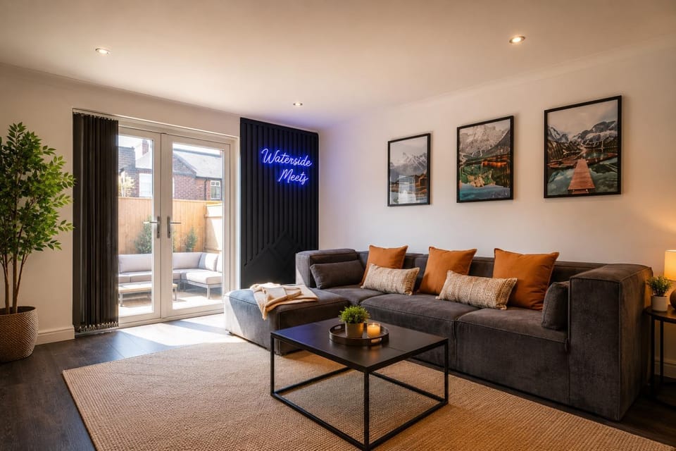 Hot Tub, Private Parking, King Bed, Beach luxury House in Cleethorpes