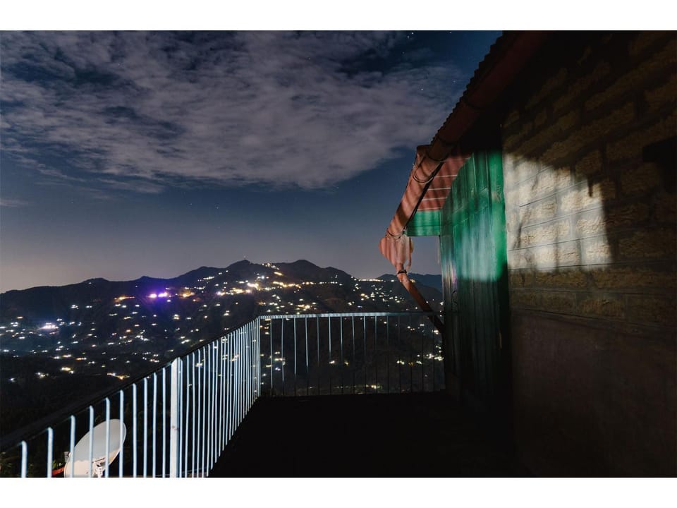 Night, Natural landscape, View (from property/room), Balcony/Terrace, Mountain view