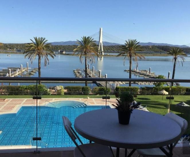 View (from property/room), Pool view, River view, Swimming pool, Swimming pool