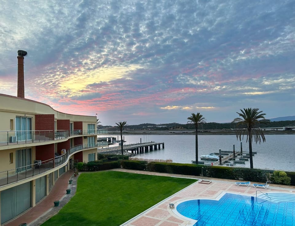 Property building, River view, Swimming pool