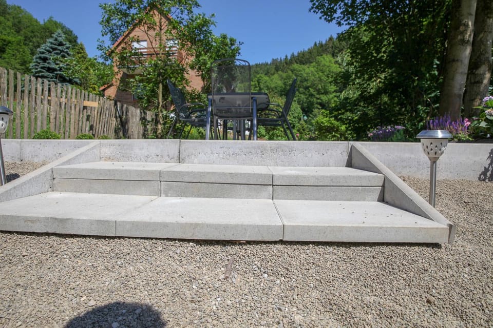 Natural landscape, Garden, Seating area, Garden view