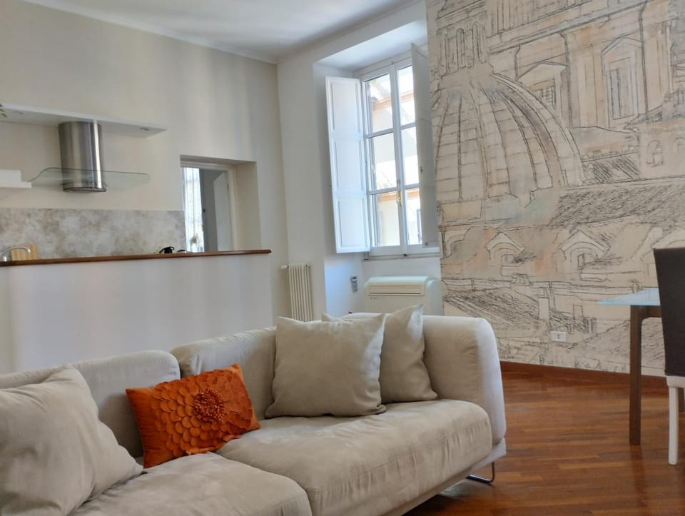 Kitchen or kitchenette, Living room, Seating area