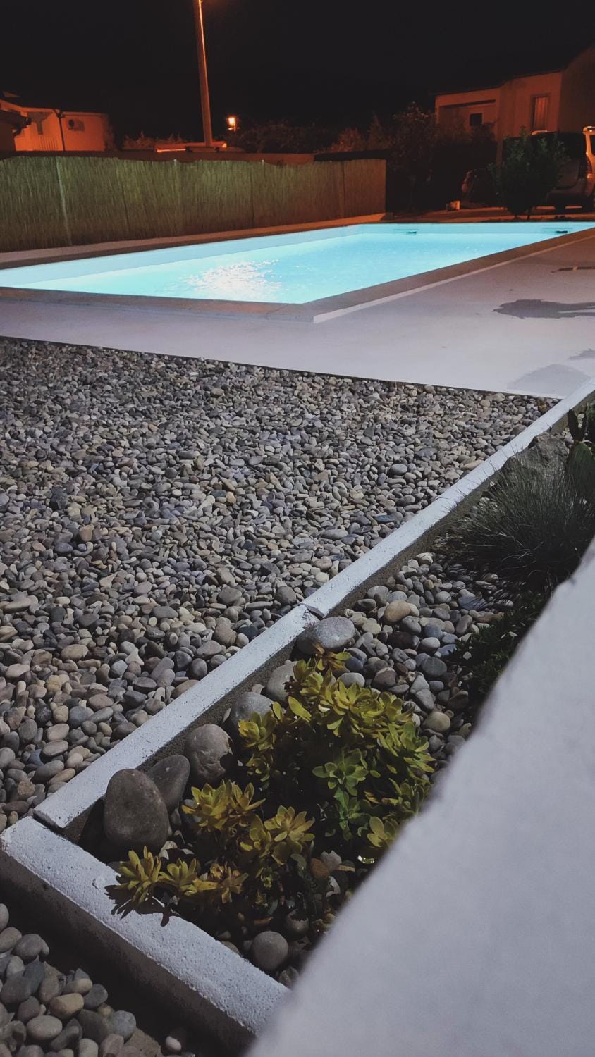 Night, Swimming pool