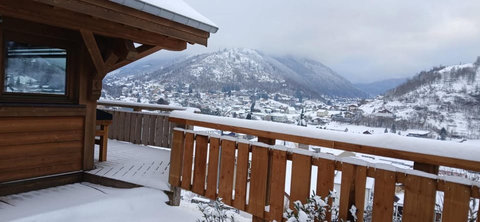 Winter, View (from property/room), Balcony/Terrace, Mountain view