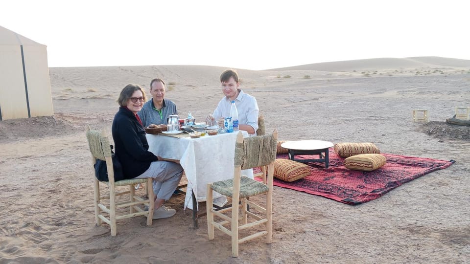 Dining area, group of guests