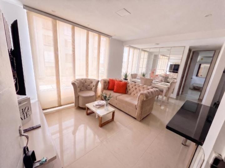 Full equipado 2 aires 4camas 2 TV,20 CC B-Vista Apartment in Barranquilla
