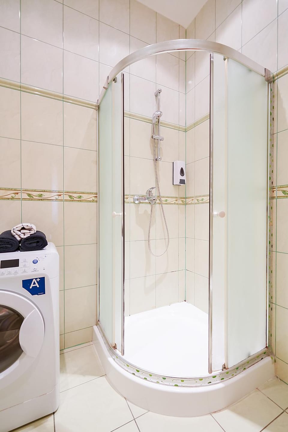 Shower, washing machine