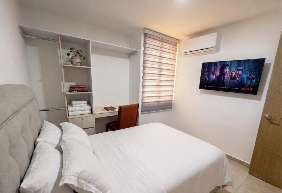 Apartamento de 3 Habitaciones 2 TV con parqueadero cerca al estadio Apartment in Barranquilla