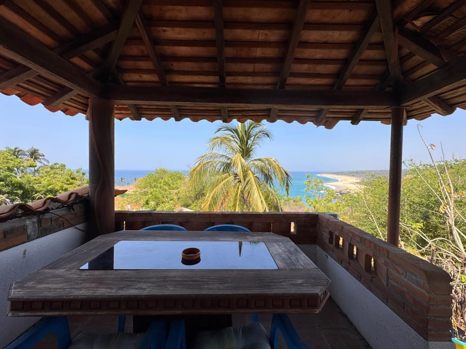 Natural landscape, Seating area, Sea view