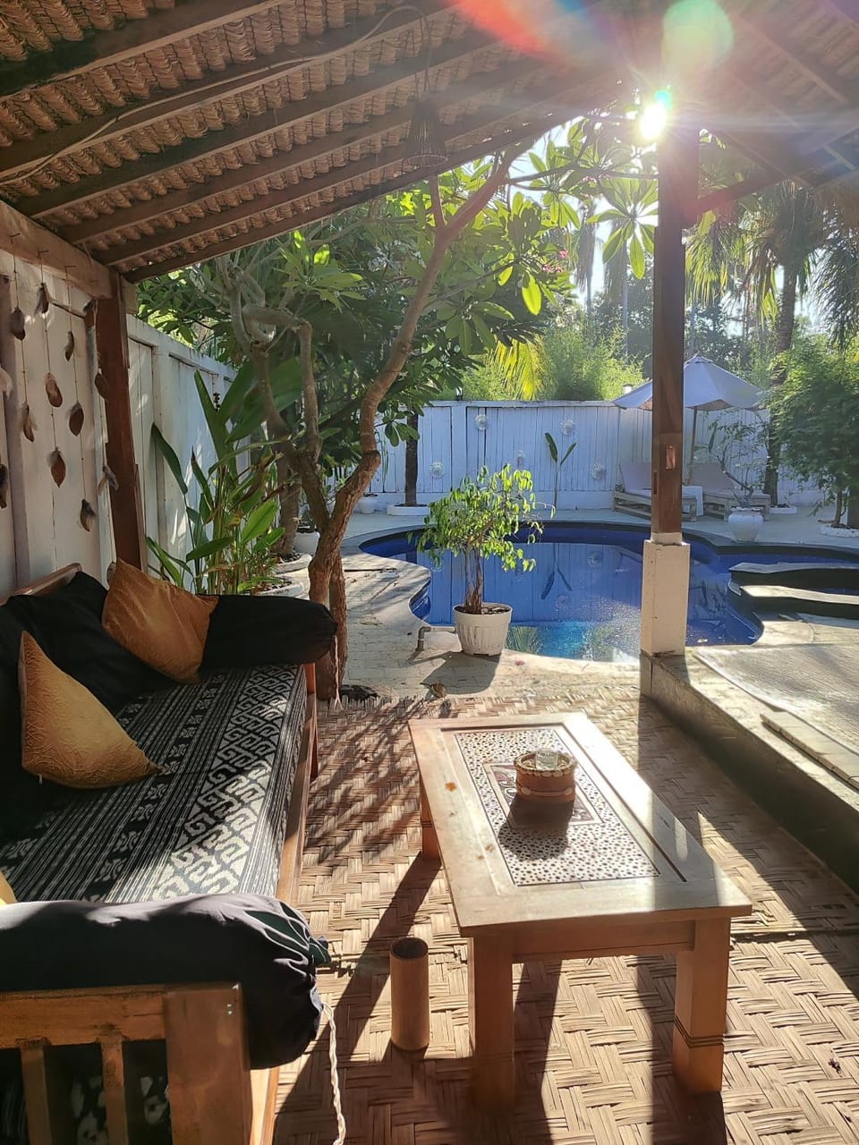 Seating area, Swimming pool