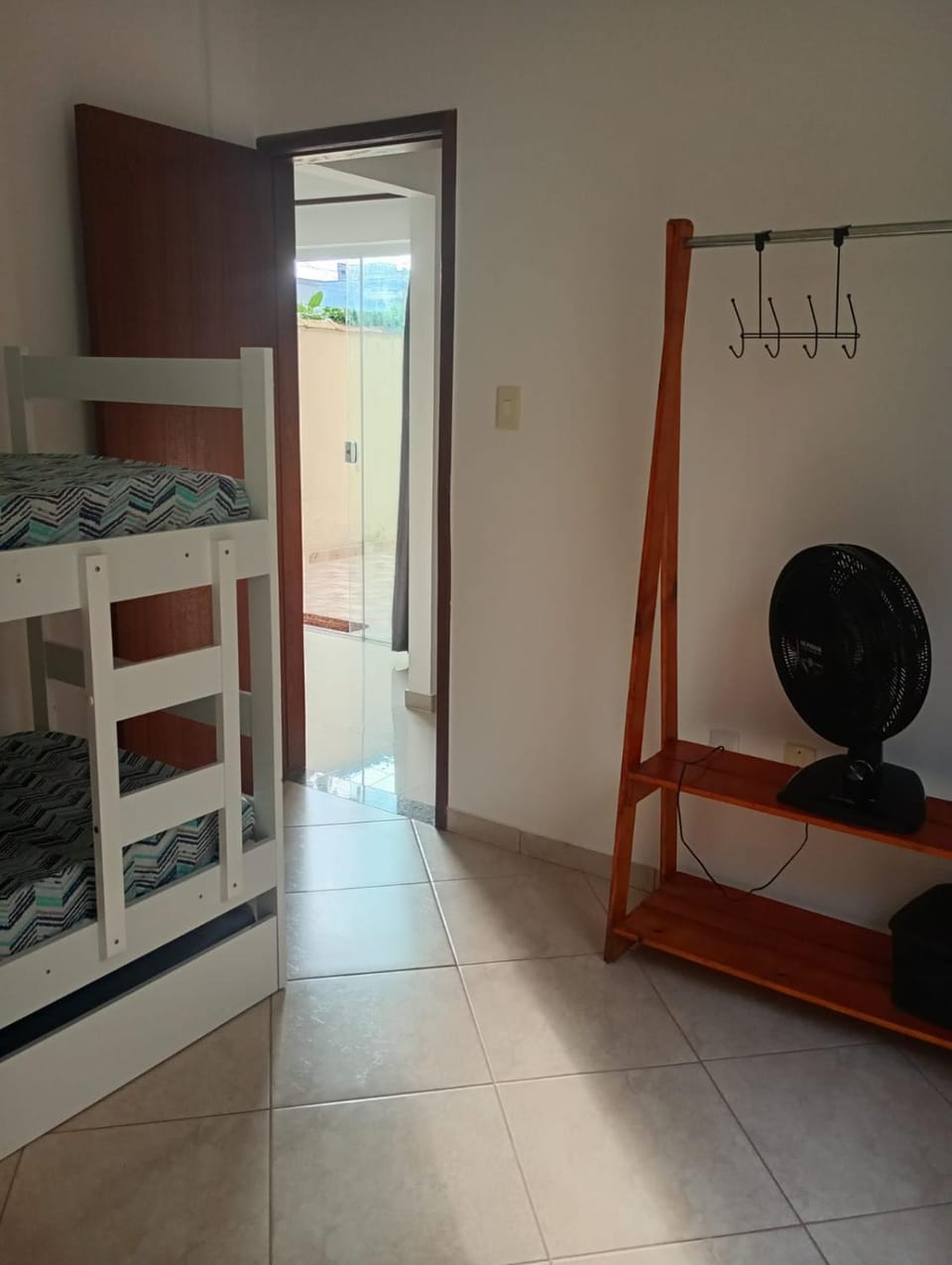 Photo of the whole room, bunk bed