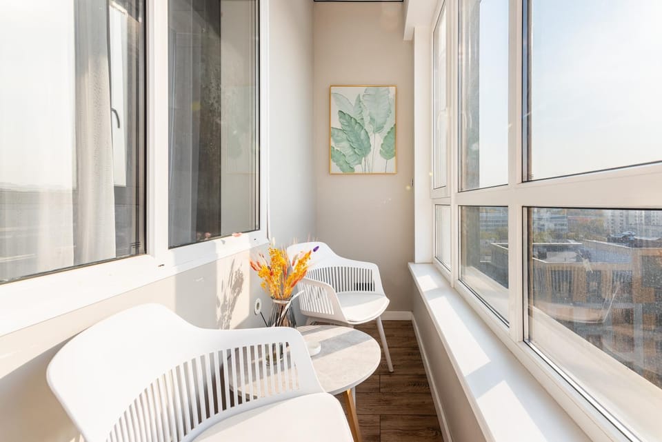 Эстетичная квартира на 12 этаже - 114 второй Apartment in Almaty