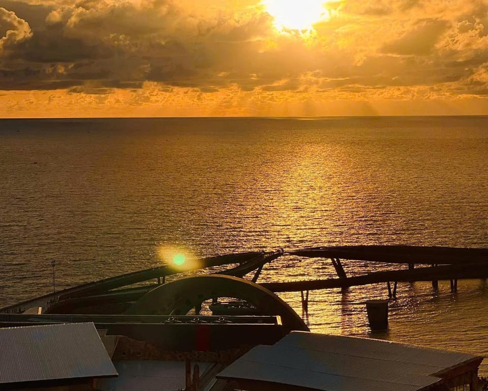 Natural landscape, Sea view, Sunrise, Sunset