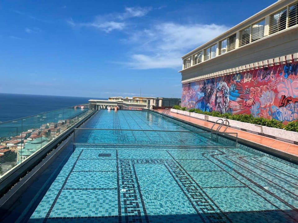 Day, Pool view, Sea view, Swimming pool