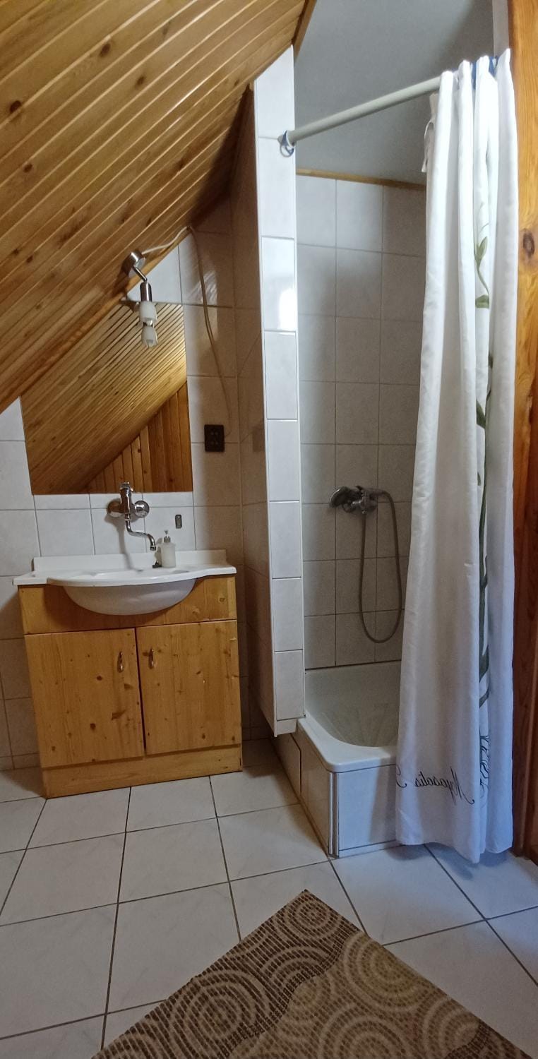 Shower, Bathroom, towels