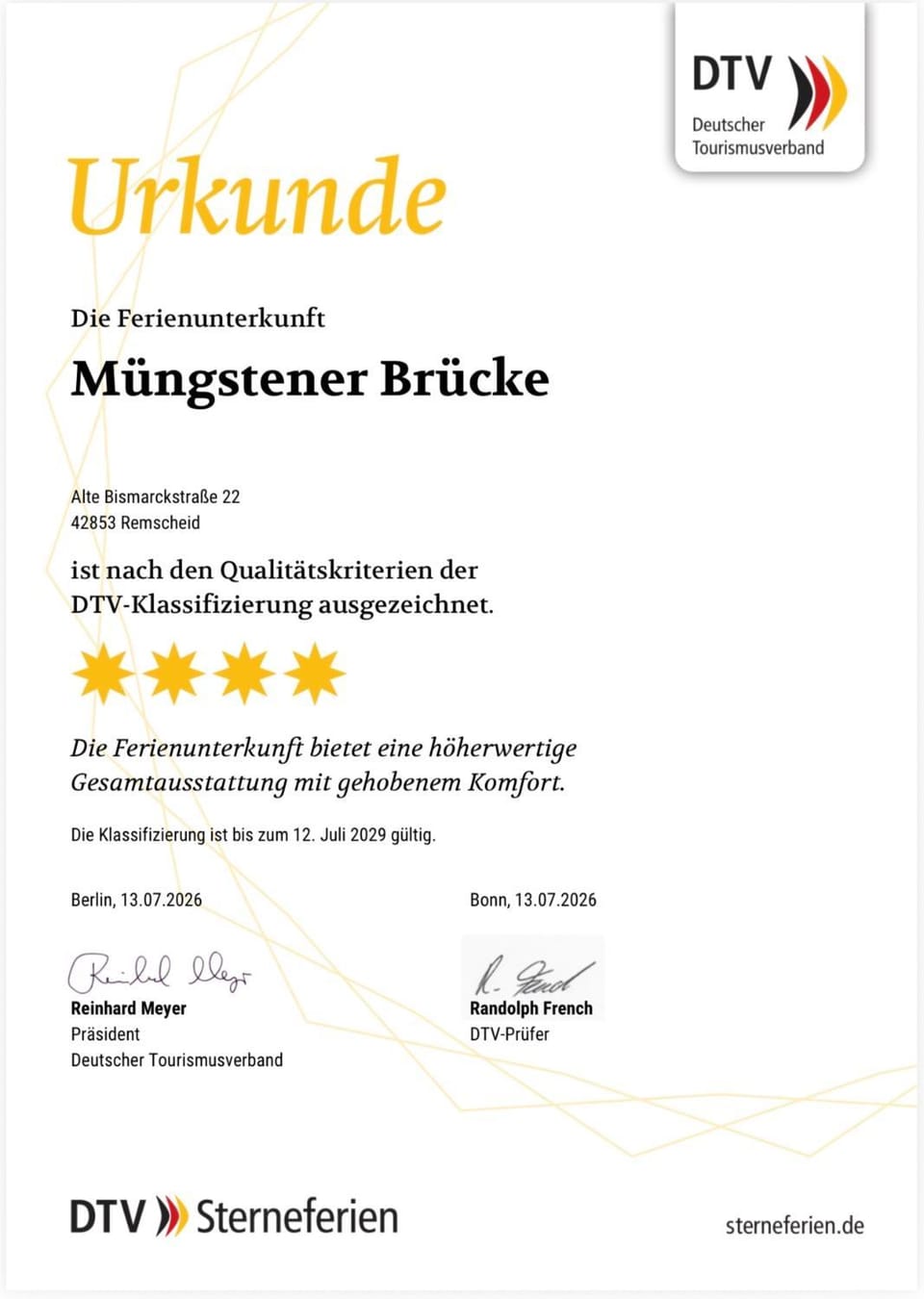Certificate/Award