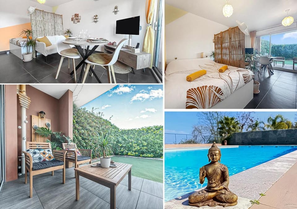 Fabron studio et Résidence de Luxe avec Piscine Apartment in Nice
