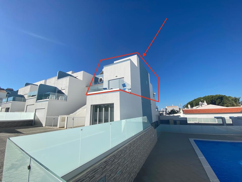 Property building, Pool view