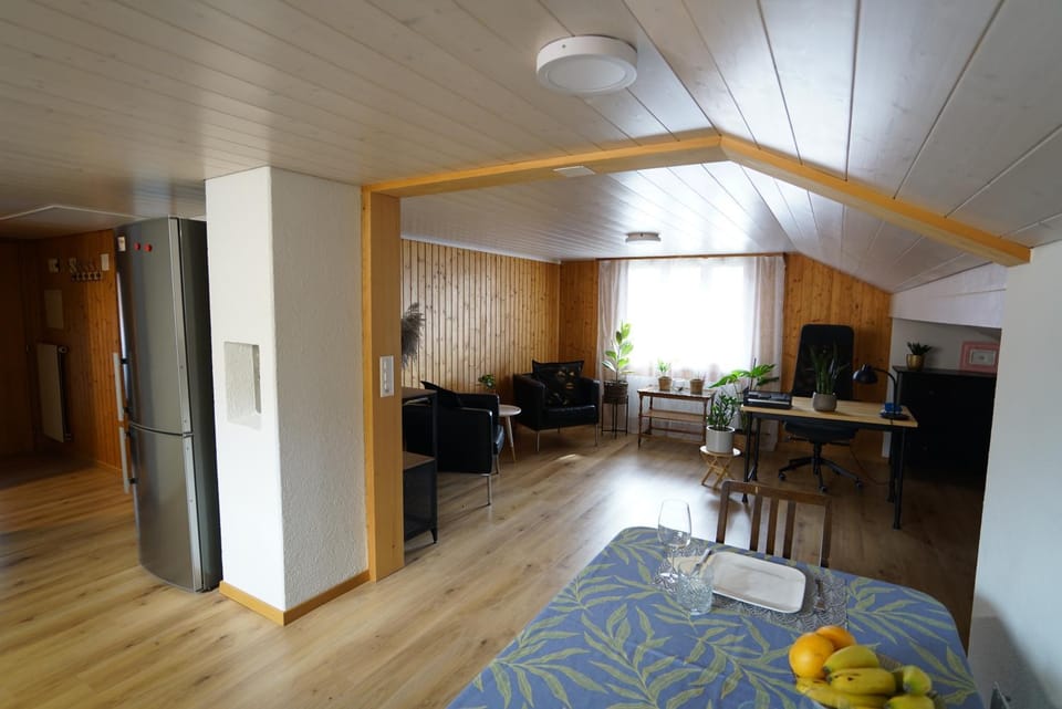 Living room, Seating area, Dining area