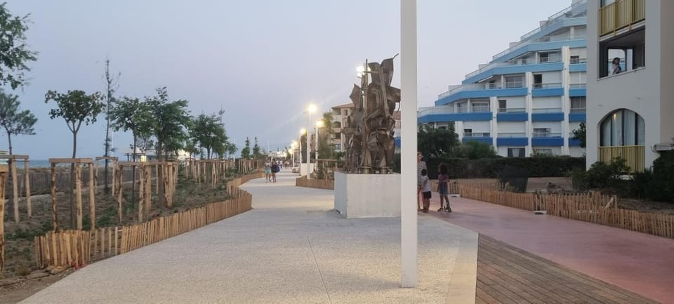 Front de mer, WIFI, Netflix, joli appartement 4 couchages, secteur Lydia Grande plage Apartment in Le Barcarès