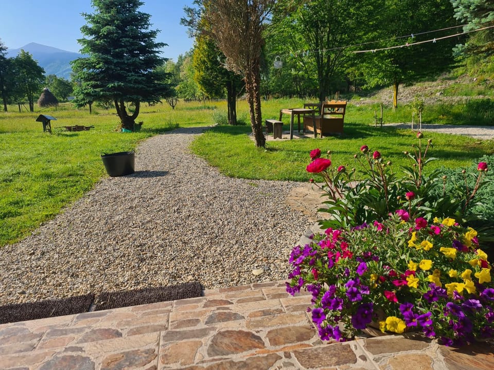 Natural landscape, Garden, Garden view