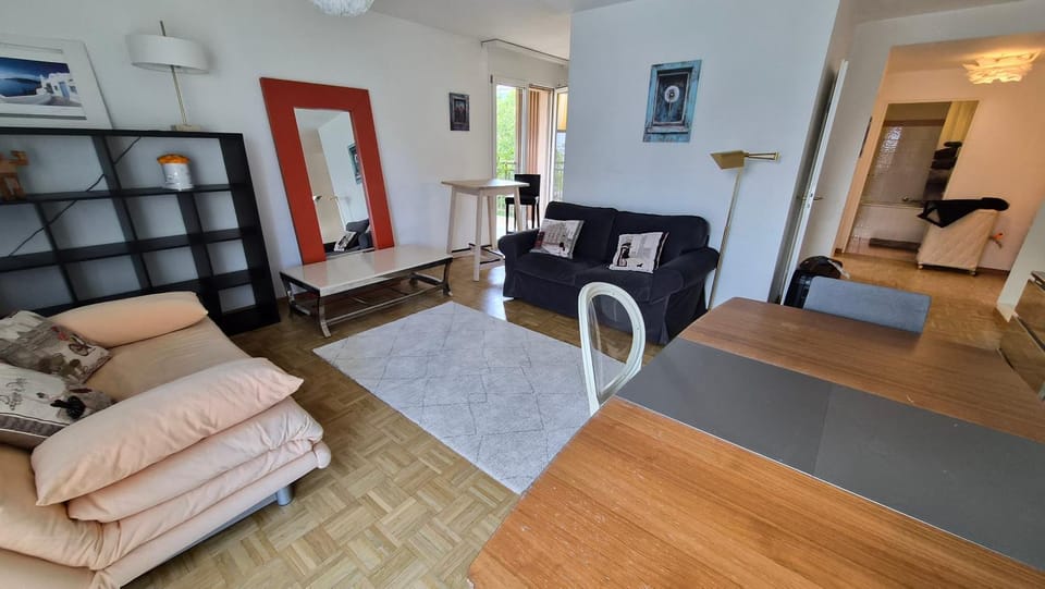 Sunny Place Geneva 15 min Train Apartment in Canton of Geneva