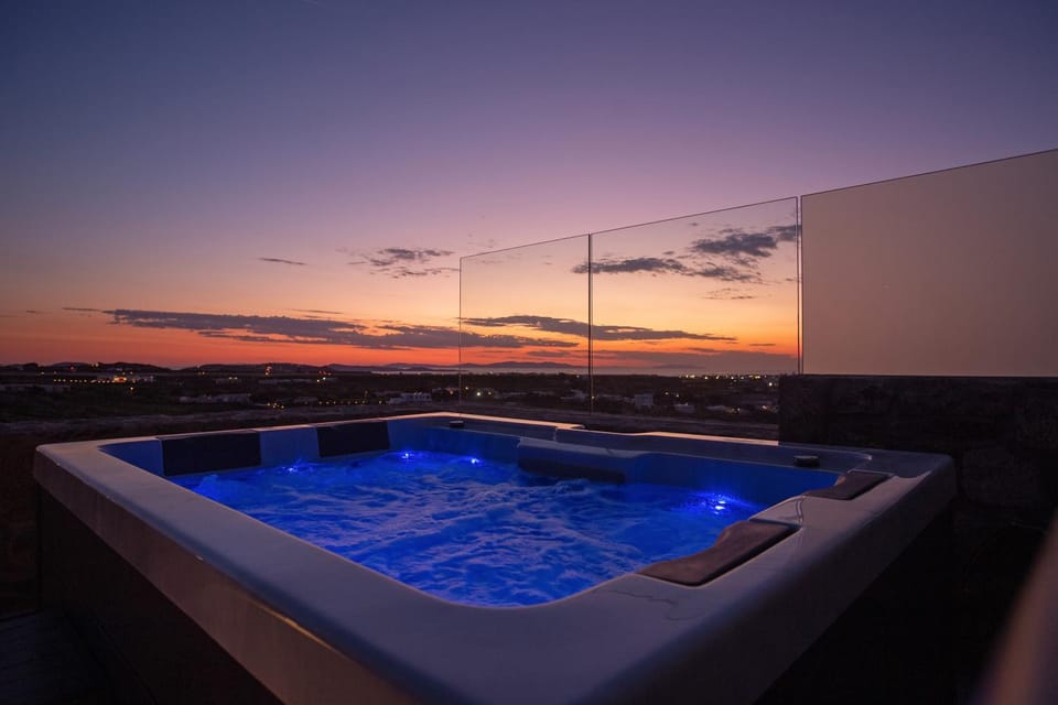 Hot Tub, Sunset