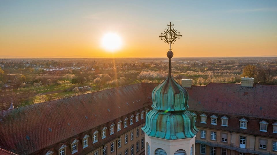 Bird's eye view, City view, Sunset