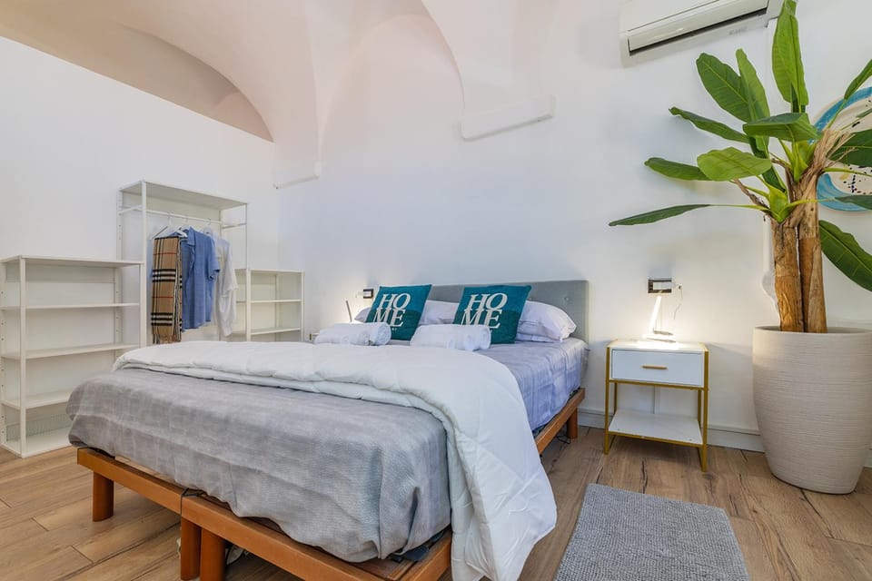 Bed, Photo of the whole room, Bedroom, towels, wardrobe