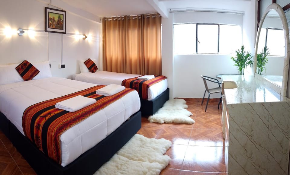 Bedroom, towels