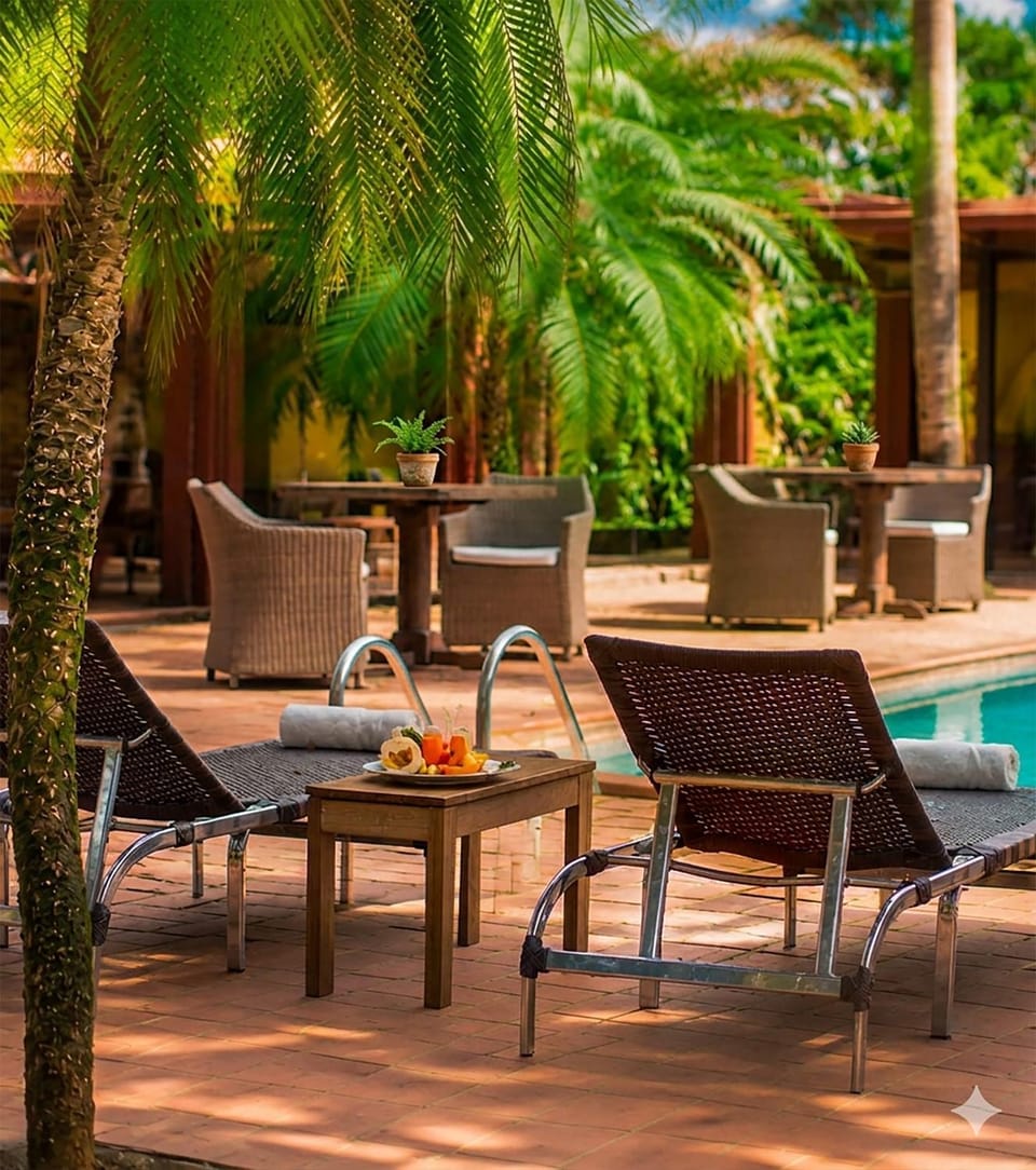 Patio, Day, Pool view, Swimming pool