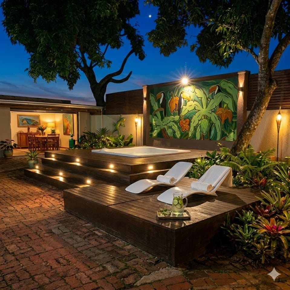 Night, Garden