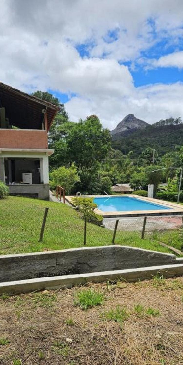 Property building, Spring, Natural landscape, Garden, Garden view, Mountain view, Pool view, Swimming pool, sunbed