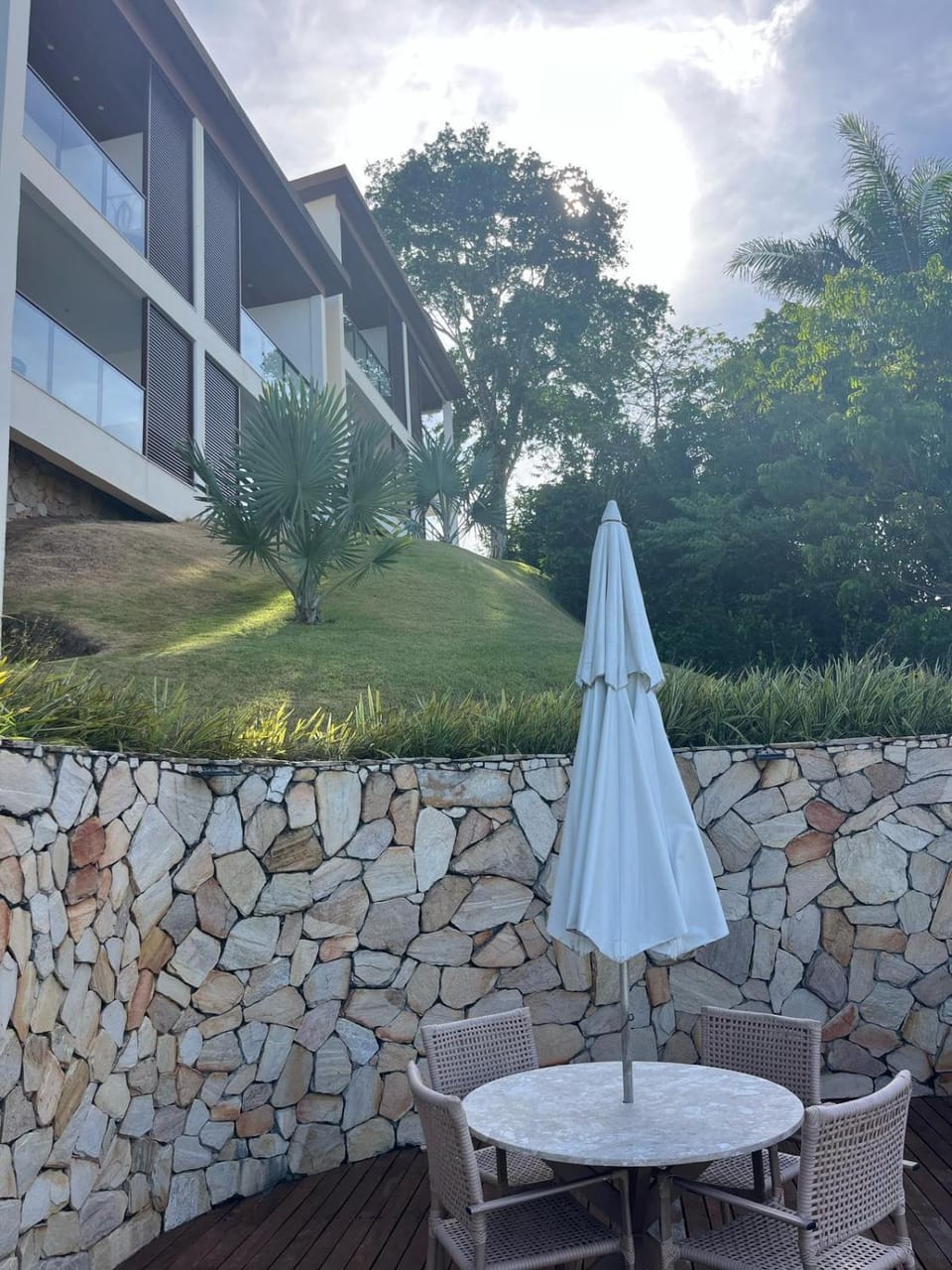 Property building, Patio, Garden, Garden view