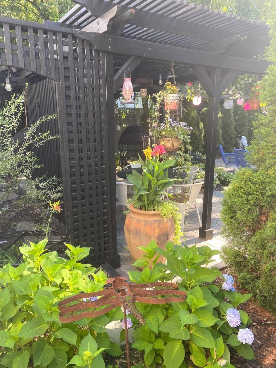 Patio, Garden, Garden, Dining area