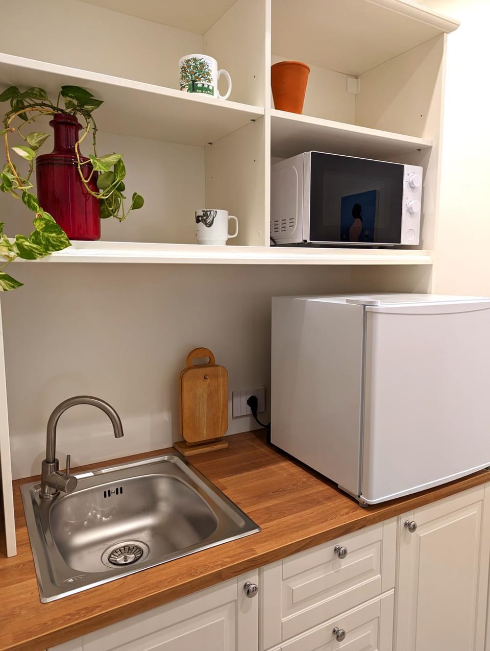 Kitchen or kitchenette, minibar, oven