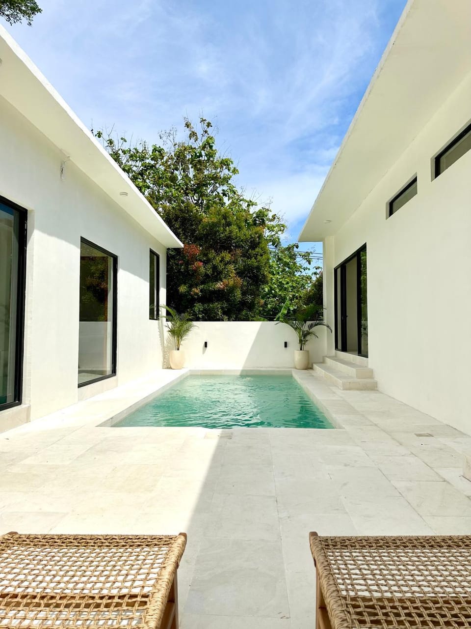 Natural landscape, Pool view, Swimming pool, sunbed