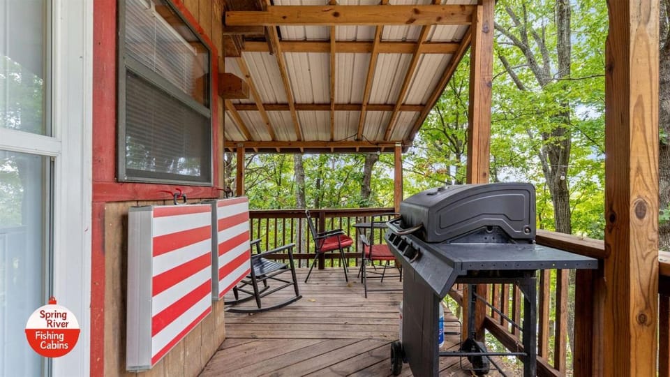 Picturesque Cabin with Fire Pit in Miami, Oklahoma Cabin in Ozark Mountains