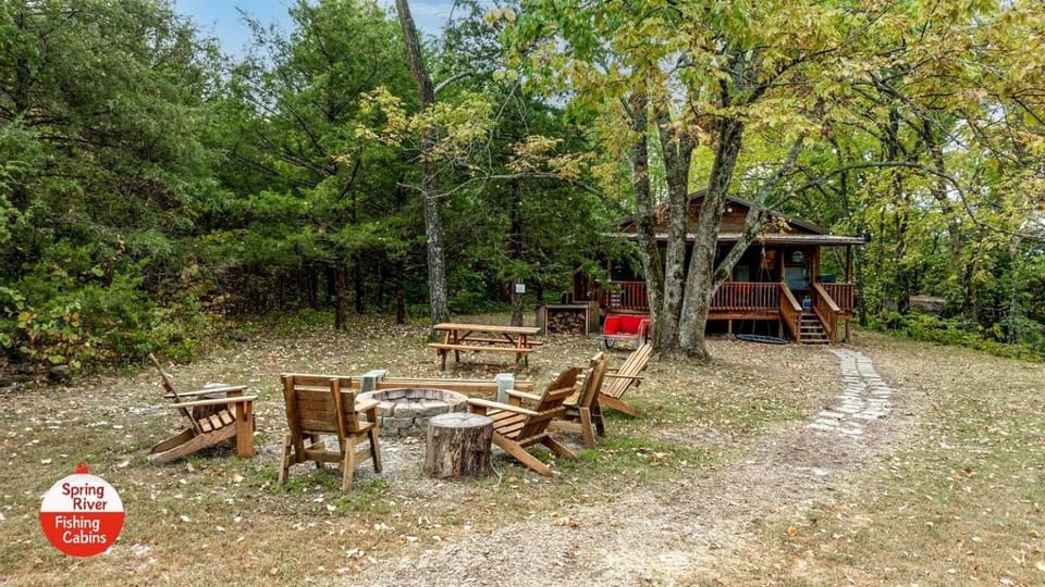 Wonderful Rustic Cabin with Barbecue in Miami, Oklahoma Cabin in Ozark Mountains