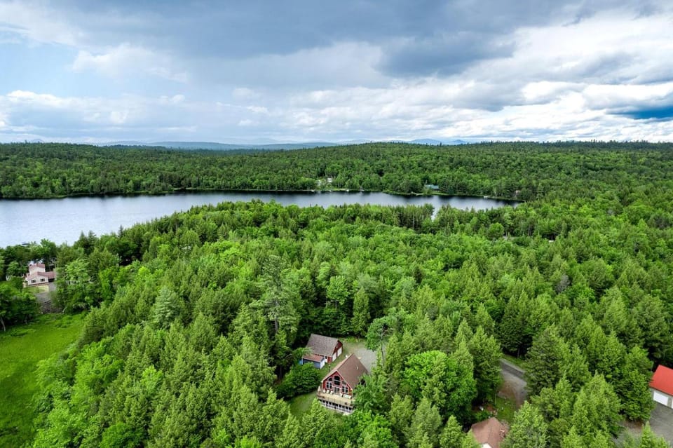 Stunning Cabin Surrounded by Trees and Fire Pit Provided in Bowerbank, Maine Cabin in Penobscot