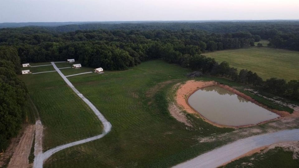 Impressive Glamping Tented Cabin in Cassville, Missouri Cabin in Roaring River Township
