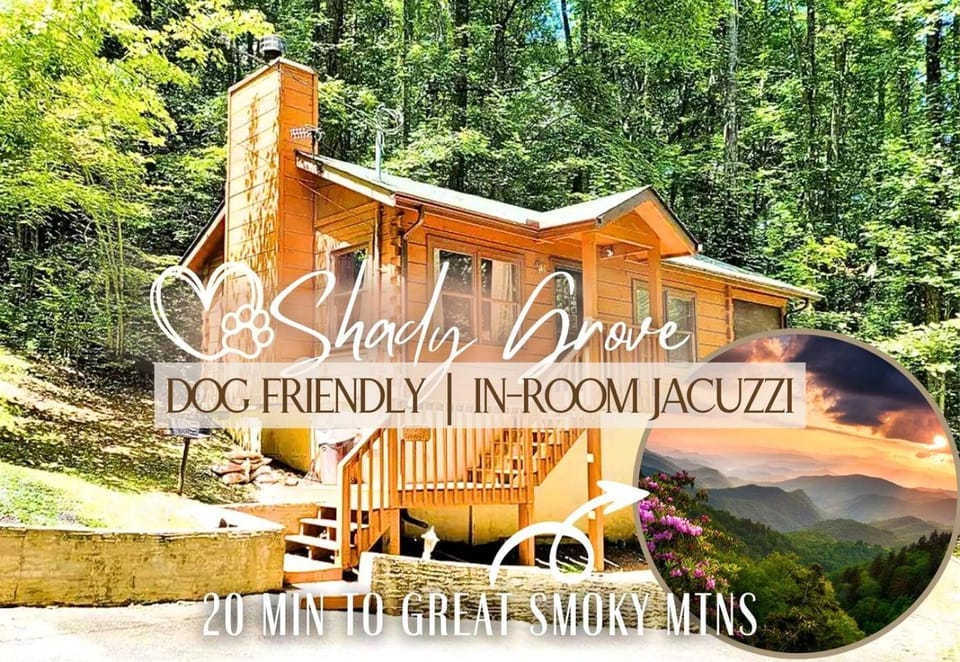 Dog-Friendly Cabin with Indoor Jacuzzi in Sevierville, Tennessee Cabin in Pittman Center