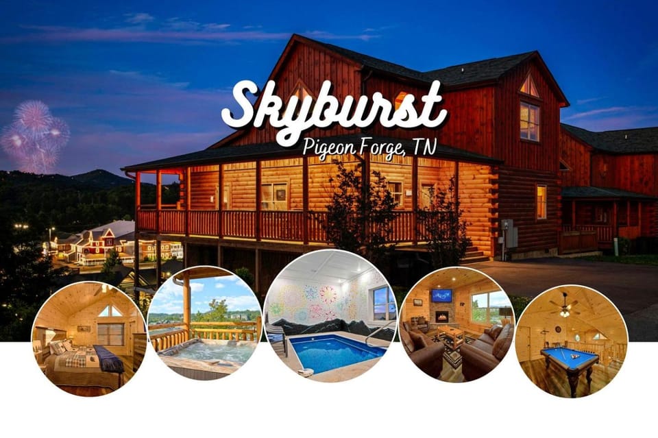 Family Cabin with Indoor Pool, Hot-Tub and Pool Table in Tennessee Cabin in Pigeon Forge