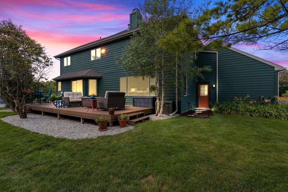 Luxurious Retreat with Expansive Yard in Sister Bay, Wisconsin House in Door County