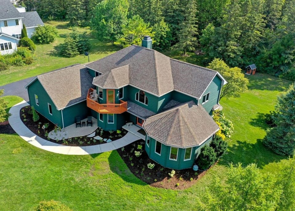 Luxurious Retreat with Expansive Yard in Sister Bay, Wisconsin House in Door County