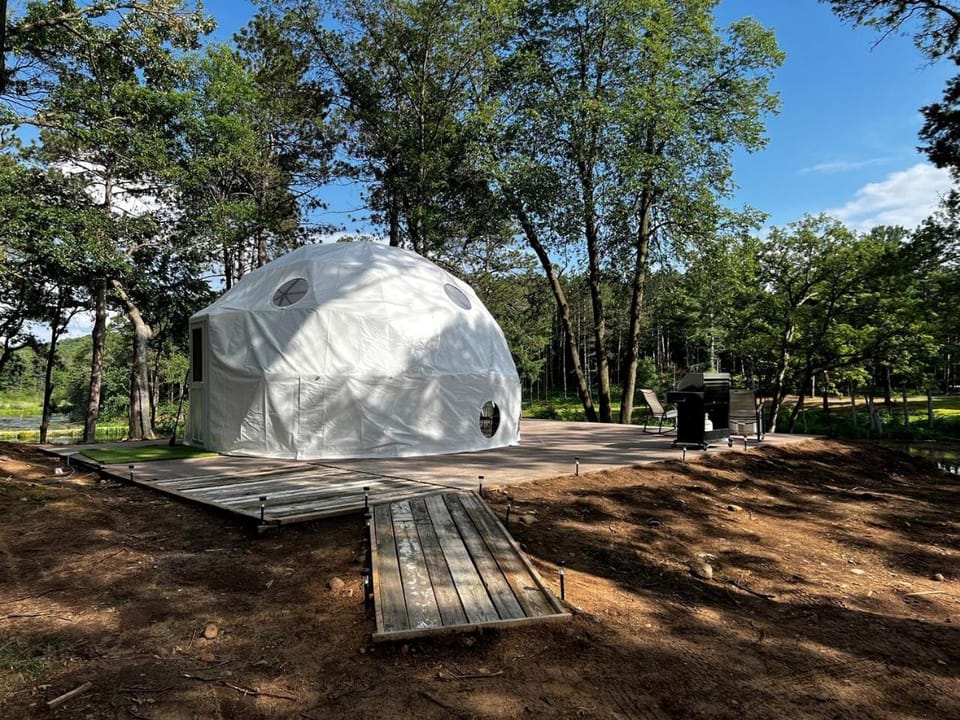 Pure Glamping Dome in Saint Croix Falls, Wisconsin Luxury tent in Wisconsin